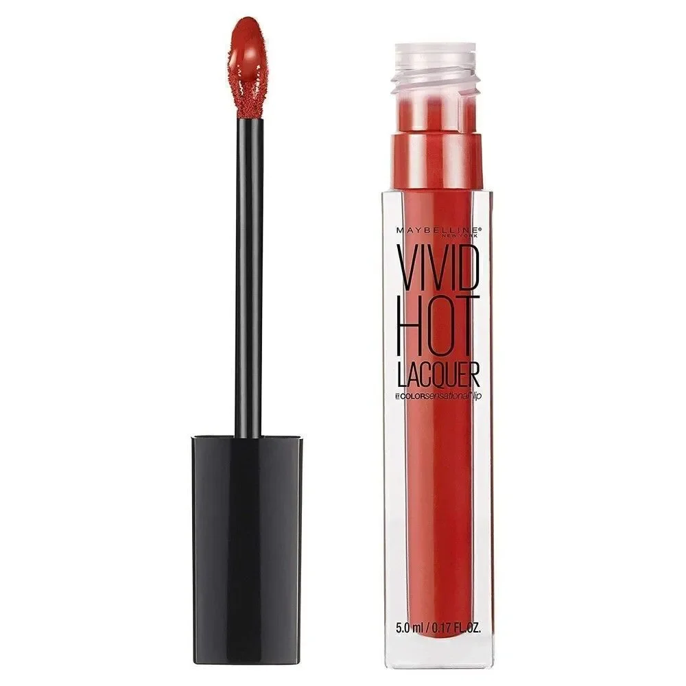#70 So Hot Maybelline Lip Gloss New York Vivid Hot Lacquer Color Sensational